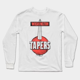 Defunct Washington Tapers Basketball Team Long Sleeve T-Shirt